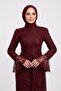 Cavisa Spanish Sleeve Lace Fabric Lined Hijab Evening Dress - 2