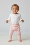 Girl's Baby Tights Plain Basic Lycra Seasonal Long Tights Beige White Fuchsia Pink Set of 4 - 2