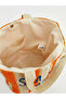 Colorful Text Printed Straw Women's Beach Bag - 3