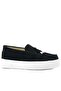 Rakerplus Unisex Black Suede Extra Light Children's Moccasin Shoes