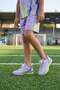 620K Boys' Smart Lace-Up Astroturf Field Shoes Blue White