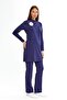 Modest - Hijab Nurse Uniform Lycra Scrubs (Compliant with New Regulations - Patriot Blue) (Set) - 4