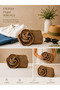 Çiçekli örgü clutch - 2