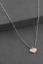 316 L Stainless Steel - Anti-Allergic - Non-Tarnish - Steel Chain - Steel Gold Sunlight Color Changing Enamel Heart Design Necklace - 3