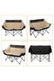 Portable Double Camping Sofa Chair Foldable Outdoor Loveseat With Cup Holders - 6
