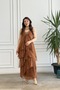 Imported Cross-Cut Layered Dress - 3