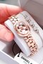 Special Series Gift Women's Watch Rose Gold Color - Steel Band Japanese Machine Special Stylish Boxed Gdkb2058C6 - 3