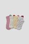 Baby Girl and Child Polka Dot Patterned Premium Cotton Booties Socks Set