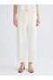 Lcw Vision Ecru Elastic Waist Women's Trousers - 4
