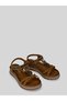 Novira Women's Suede Bright Color Stone Embellished Wooden Heel Bow Tie Natural Stone Look Ankle Elastic Tie Short Wedge Heel Sandals 4 cm - 7