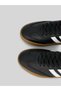 Kelva Women's Soft Leather Double Striped Lace-Up Round Toe Rubber Sole White Tongue Detailed Sneaker Sports Shoes 1 cm - 6