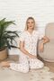 Raporlu Floral Camisole Short Sleeve Pajama Set - 2