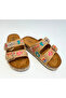 26Y217-7 Stone-Embellished, Buckle-Decorated, Flower-Embroidered Cork Slippers - 5