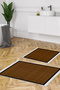 Non-Slip Base Djt Toilet Set Star Leather Fringed Woven Pattern E5007