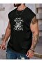 Men's oversized crew neck sleeveless t-shirt - longline