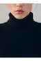 Turtleneck Oversize Knitwear Plain Thessaloniki Sweater - 5