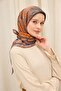 Velora Scarf Art Mocha Mousse 90X90 - 3