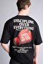 100% Cotton Boxy Fit Back Print T-Shirt G4852Ax26Sm