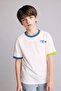 100% Cotton New Regular Fit Crew Neck Printed Short Sleeve T-Shirt Boys H3080A826Sm - 3