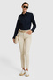 Women's Navy Blue Long Sleeve Basic Shirt 50320205-Vr033 - 4
