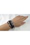 Women’s Charm Multi-Layer Bracelet – Braided Leather Style Wristband - 2