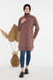 Women's Daily Oversize High-Necked Hijab Sweat Tunic - 3