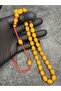 High-End Collectible Squeeze Amber Prayer Beads with Rope Tassels