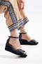 Genuine Leather 33-34-35 41-42-43-44-45 Size Women's Sandals - 2