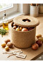 Natural Jute Rope Straw Potato Onion Basket Multi-Purpose Basket Kitchen Organizer Basket 25X20