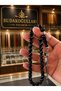 Saltanat Series Silver Embellished Silver Tassel Erzurum Handcrafted Erzurum Oltu Prayer Beads - 4