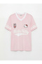 Hello Kitty Oversize Printed 100% Cotton Women's T-Shirt - 6