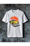 Taxi Sari San Francisco Printed Oversize T-Shirt