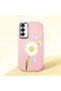 Pink Silicone Case with Shock-Absorbing Camera Protection Compatible with Samsung Galaxy M15
