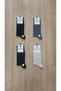 Summer Season 4 Pairs of Bamboo Men's (Black-Navy Blue-Grey-Beige) Socks - 14030