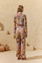 Orange Patterned Trousers - 6