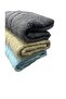 Set of 6 100% Cotton Boucle Hand and Face Towels - 50X90 cm - 6 Different Colors Mixed Pack - 5