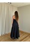 Black Halter Neck Polka Dot Dress - 4733 - 6