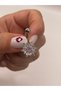 Çiçek Tasarımlı Çelik Göbek Piercing - 6