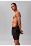 Men's Regular Cut Quick-Drying Fabric Navy Blue Swim Shorts - 5