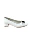 Marzella 246 Women's Buckle Detailed 3 cm Thick Heeled Daily Stylish Shoes - 4