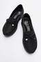 Women's Casual Shoes Black Denim - 5