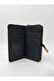 Women's Faux Leather Wallet with Gold Buckle and Phone Compartment - 9