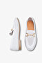 Valisya Women's Ballerinas with Genuine Leather Accessories - White - 4