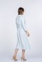 Women's Summer Blue Elvina Modern Double Breasted Dress Stylish Casual Comfortable Dress 50393 - 5