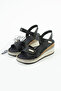 Yumira Women's Adjustable Velcro Light Sole Genuine Leather Sandals Black - 3