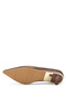 Women's Genuine Leather Mink Heeled Shoes - 3