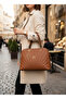 Mother/Women's Hand and Shoulder Bag / Adjustable Long Strap / 2 Compartments / Back Zipper / Daily Use