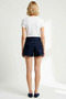 Women's Shorts Skirt High Waist Mini Denim Plain Pattern Narrow Leg Dark Summer Comfort Woven Modern - 5