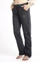 Women's Smoked Striped Basic Flexible Comfortable Fit Slim Sweatpants with Pockets 21Kesaakt2 - 5