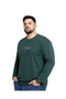 Men's Large Size Nefti Cotton Printed Long Sleeve T-Shirt 5Xl-6Xl-7Xl-8Xl - 2
